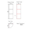 Picture of Wall End Shelf Cabinet (WES)