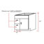 Picture of Vanity With Drawer (Vdb) (30″-36″Deep)